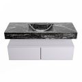 corian waschtisch set alan dlux 120 cm schwarz marmor lava ADX120cal2lM0lav