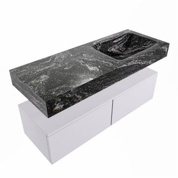 corian waschtisch set alan dlux 120 cm schwarz marmor lava ADX120cal2lR0lav