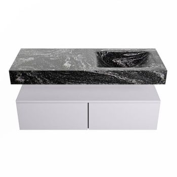 corian waschtisch set alan dlux 120 cm schwarz marmor lava ADX120cal2lR1lav