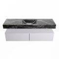 corian waschtisch set alan dlux 150 cm schwarz marmor lava ADX150cal2lM0lav