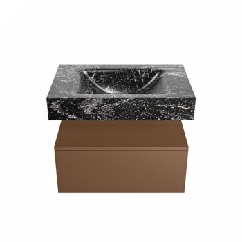 corian waschtisch set alan dlux 70 cm schwarz marmor lava ADX70Rus1lM0lav