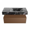 corian waschtisch set alan dlux 100 cm schwarz marmor lava ADX100Rus1lR1lav