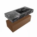 corian waschtisch set alan dlux 100 cm schwarz marmor lava ADX100Rus1lR1lav