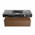 corian waschtisch set alan dlux 110 cm schwarz marmor lava ADX110Rus1lM0lav