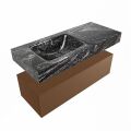 corian waschtisch set alan dlux 110 cm schwarz marmor lava ADX110Rus1ll0lav