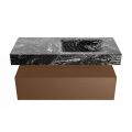 corian waschtisch set alan dlux 110 cm schwarz marmor lava ADX110Rus1lR1lav
