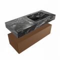corian waschtisch set alan dlux 110 cm schwarz marmor lava ADX110Rus1lR1lav