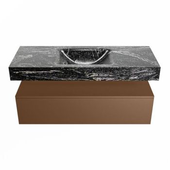 corian waschtisch set alan dlux 120 cm schwarz marmor lava ADX120Rus1lM0lav