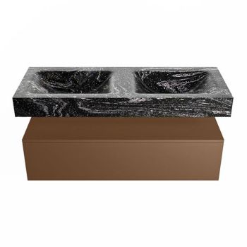 corian waschtisch set alan dlux 120 cm schwarz marmor lava ADX120Rus1lD0lav