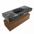 corian waschtisch set alan dlux 120 cm schwarz marmor lava ADX120Rus1lM1lav