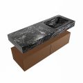 corian waschtisch set alan dlux 130 cm schwarz marmor lava ADX130Rus2lR1lav