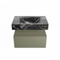 corian waschtisch set alan dlux 70 cm schwarz marmor lava ADX70Arm1lM1lav
