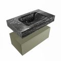 corian waschtisch set alan dlux 80 cm schwarz marmor lava ADX80Arm1lM0lav