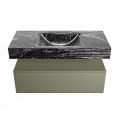 corian waschtisch set alan dlux 100 cm schwarz marmor lava ADX100Arm1lM0lav