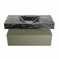 corian waschtisch set alan dlux 100 cm schwarz marmor lava ADX100Arm1lM1lav