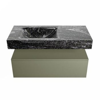 corian waschtisch set alan dlux 100 cm schwarz marmor lava ADX100Arm1ll1lav