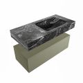 corian waschtisch set alan dlux 100 cm schwarz marmor lava ADX100Arm1lR1lav