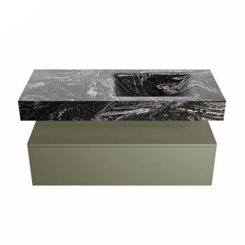 corian waschtisch set alan dlux 110 cm schwarz marmor lava ADX110Arm1lR0lav