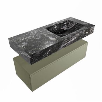 corian waschtisch set alan dlux 110 cm schwarz marmor lava ADX110Arm1lR0lav