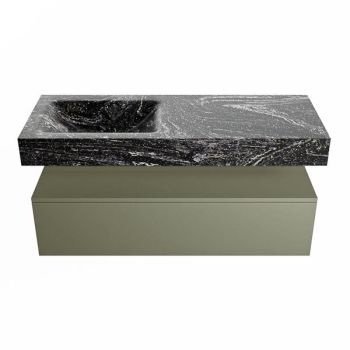 corian waschtisch set alan dlux 120 cm schwarz marmor lava ADX120Arm1ll0lav