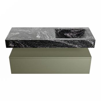 corian waschtisch set alan dlux 120 cm schwarz marmor lava ADX120Arm1lR0lav