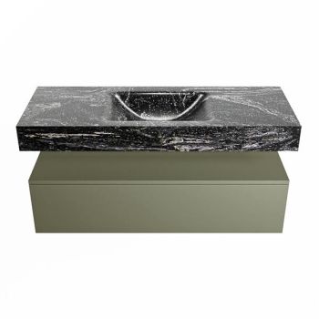 corian waschtisch set alan dlux 120 cm schwarz marmor lava ADX120Arm1lM1lav
