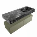 corian waschtisch set alan dlux 120 cm schwarz marmor lava ADX120Arm2lR0lav