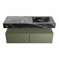 corian waschtisch set alan dlux 120 cm schwarz marmor lava ADX120Arm2lR1lav