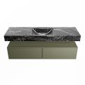 corian waschtisch set alan dlux 150 cm schwarz marmor lava ADX150Arm2lM0lav
