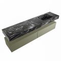 corian waschtisch set alan dlux 200 cm schwarz marmor lava ADX200Arm2lR0lav