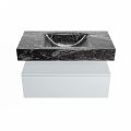 corian waschtisch set alan dlux 90 cm schwarz marmor lava ADX90cla1lM1lav