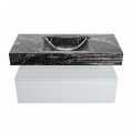 corian waschtisch set alan dlux 100 cm schwarz marmor lava ADX100cla1lM0lav