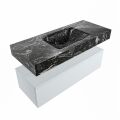 corian waschtisch set alan dlux 110 cm schwarz marmor lava ADX110cla1lM0lav