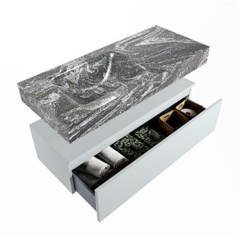 corian waschtisch set alan dlux 110 cm schwarz marmor lava ADX110cla1ll0lav