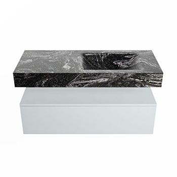 corian waschtisch set alan dlux 110 cm schwarz marmor lava ADX110cla1lR0lav