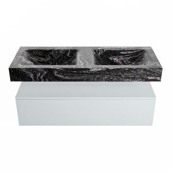 corian waschtisch set alan dlux 120 cm schwarz marmor lava ADX120cla1lD0lav