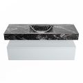 corian waschtisch set alan dlux 130 cm schwarz marmor lava ADX130cla1lM0lav