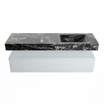 corian waschtisch set alan dlux 150 cm schwarz marmor lava ADX150cla1lR0lav