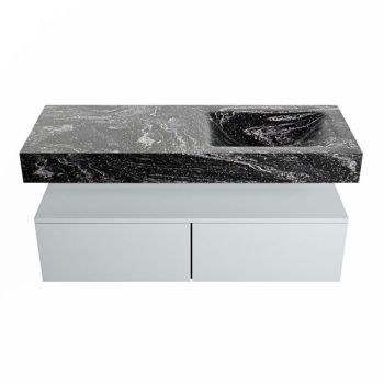 corian waschtisch set alan dlux 120 cm schwarz marmor lava ADX120cla2lR1lav