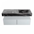 corian waschtisch set alan dlux 120 cm schwarz marmor lava ADX120cla2lR1lav