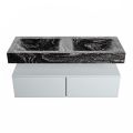 corian waschtisch set alan dlux 120 cm schwarz marmor lava ADX120cla2lD2lav