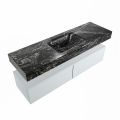 corian waschtisch set alan dlux 150 cm schwarz marmor lava ADX150cla2lM1lav