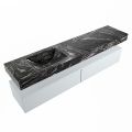 corian waschtisch set alan dlux 200 cm schwarz marmor lava ADX200cla2ll0lav