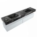 corian waschtisch set alan dlux 200 cm schwarz marmor lava ADX200cla2lD0lav