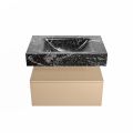 corian waschtisch set alan dlux 70 cm schwarz marmor lava ADX70oro1lM0lav