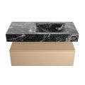 corian waschtisch set alan dlux 100 cm schwarz marmor lava ADX100oro1lR1lav