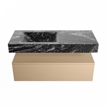 corian waschtisch set alan dlux 110 cm schwarz marmor lava ADX110oro1ll0lav
