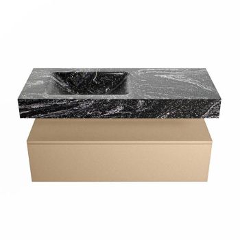 corian waschtisch set alan dlux 110 cm schwarz marmor lava ADX110oro1ll1lav