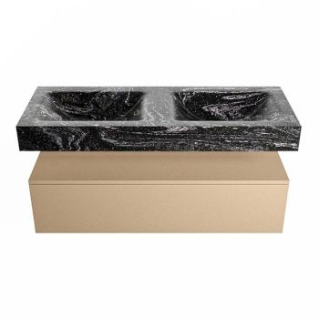 corian waschtisch set alan dlux 120 cm schwarz marmor lava ADX120oro1lD0lav