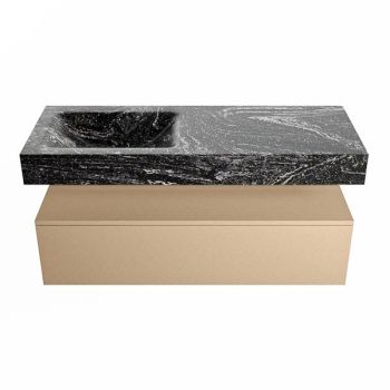 corian waschtisch set alan dlux 120 cm schwarz marmor lava ADX120oro1ll1lav